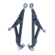 Kit 2 triangles voie étroite BRUT complet SAXO - AX - 106