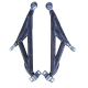 Kit 2 triangles voie étroite BRUT complet SAXO - AX - 106