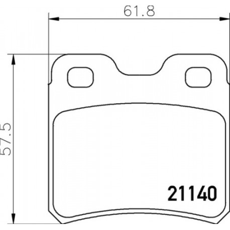 Plaquette de frein MINTEX MDB1385